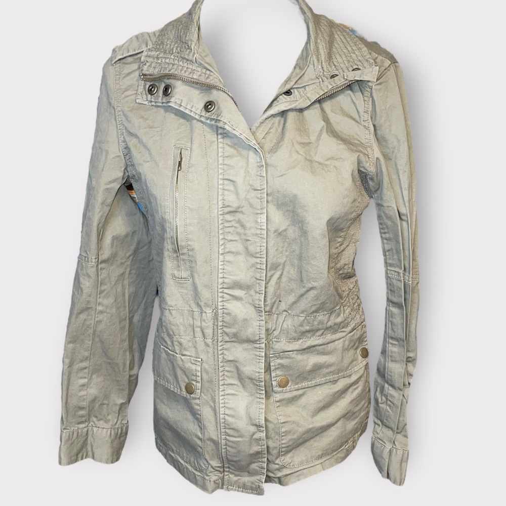 Love Tree Army Green Utility Jacket